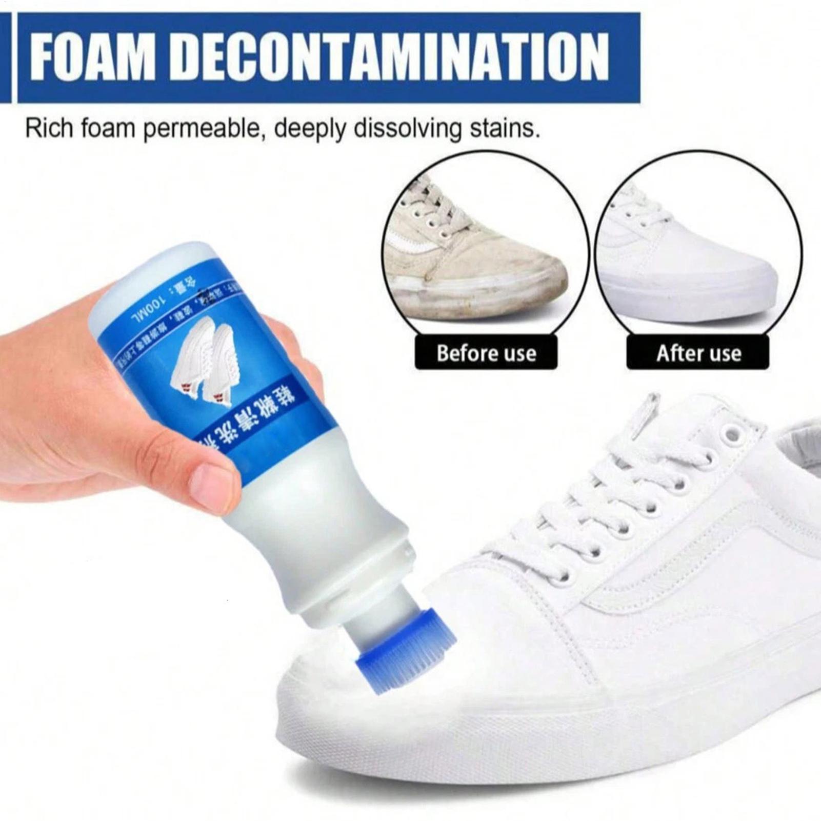Sneaker Care Spray - Pianka do czyszczenia białej obuwia 100ml,